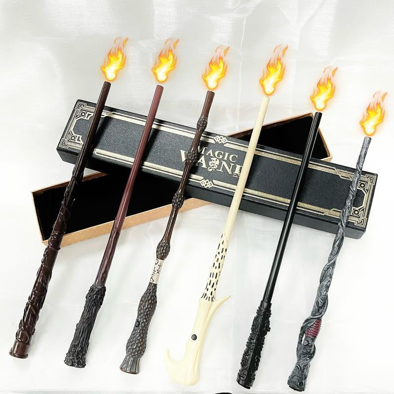 Magic Wand with Flame Fireballs